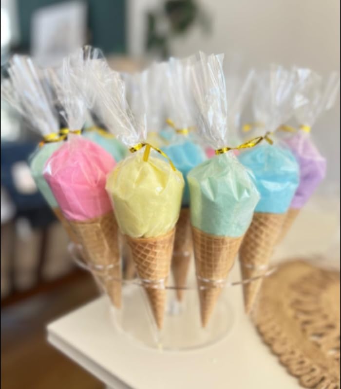 Lupy Lups! Party favors cotton candy, shareable sweetness for guests.