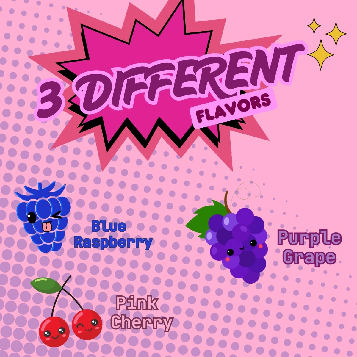 Lupy Lups Sugar Mix Kit purple grape jar enabling colorful cotton candy creations.
