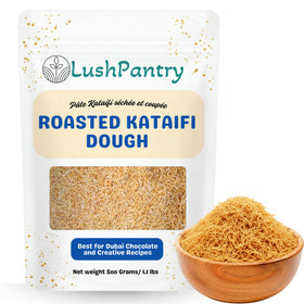 Lushpantry Kataifi dough 500g pack ready for baklava and kunafa with crisp layers.