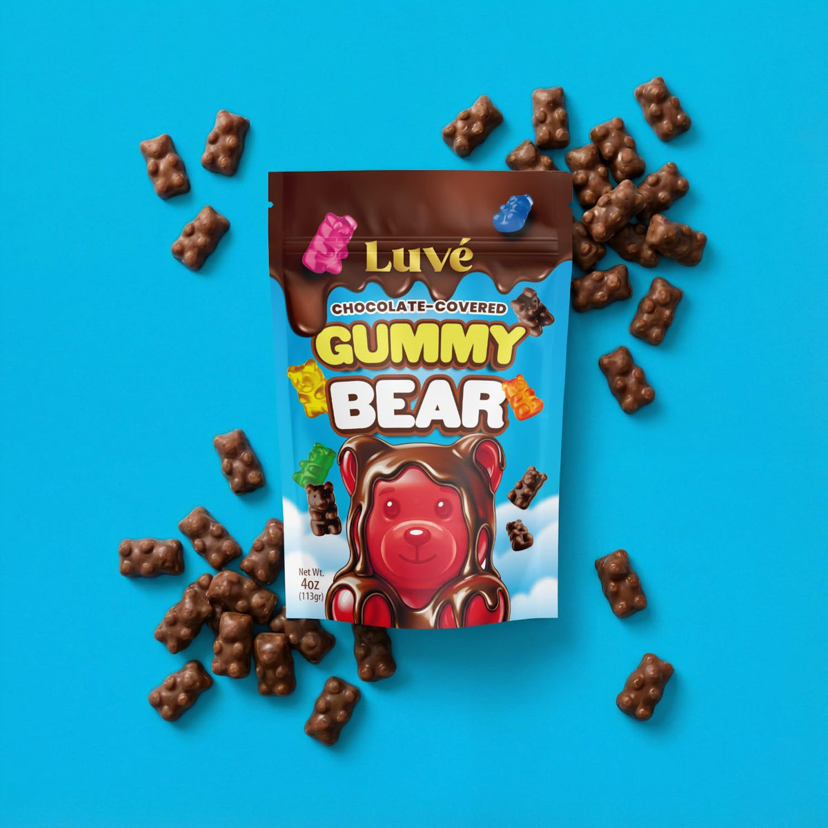 Luve family-friendly snack scene with kids and adults.