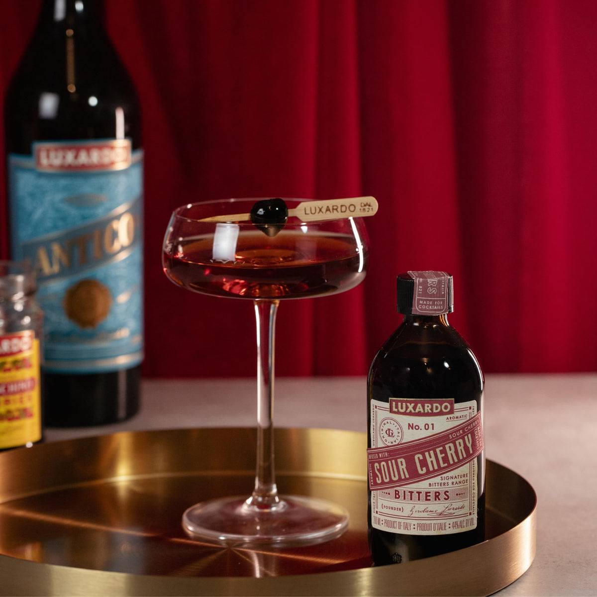Luxardo Aromatic Infused Bitters crafted in Italy with traditional methods.