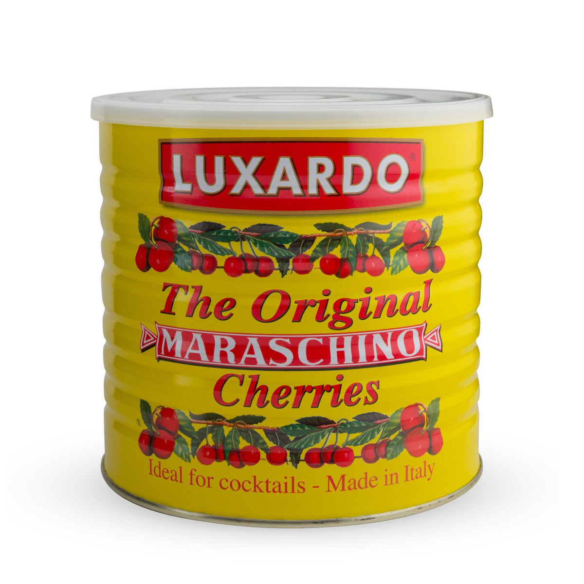 Luxardo Italy import label signals authentic, premium craftsmanship for drinks and desserts.