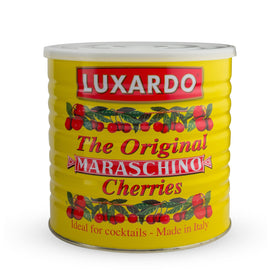 Luxardo Italy import label signals authentic, premium craftsmanship for drinks and desserts.