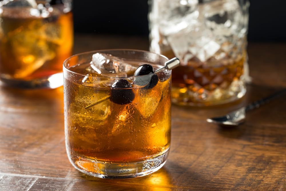 Luxardo Maraschino Cherries pourable, perfect for layered drinks and refined plating.