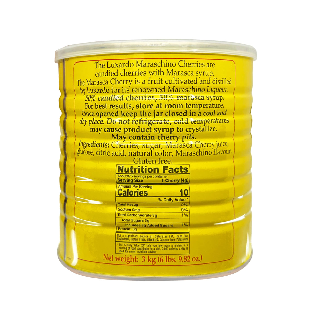 Luxardo cherries with half-can syrup illustrate great value and versatile use.