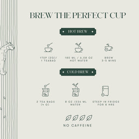 Luxmi Estates Lemon Ginger Tea brewed cup demonstrates easy five to seven minute steep