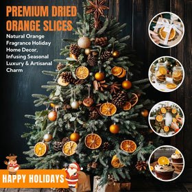 Luxsavia orange slices for baking decor introduce natural zest.
