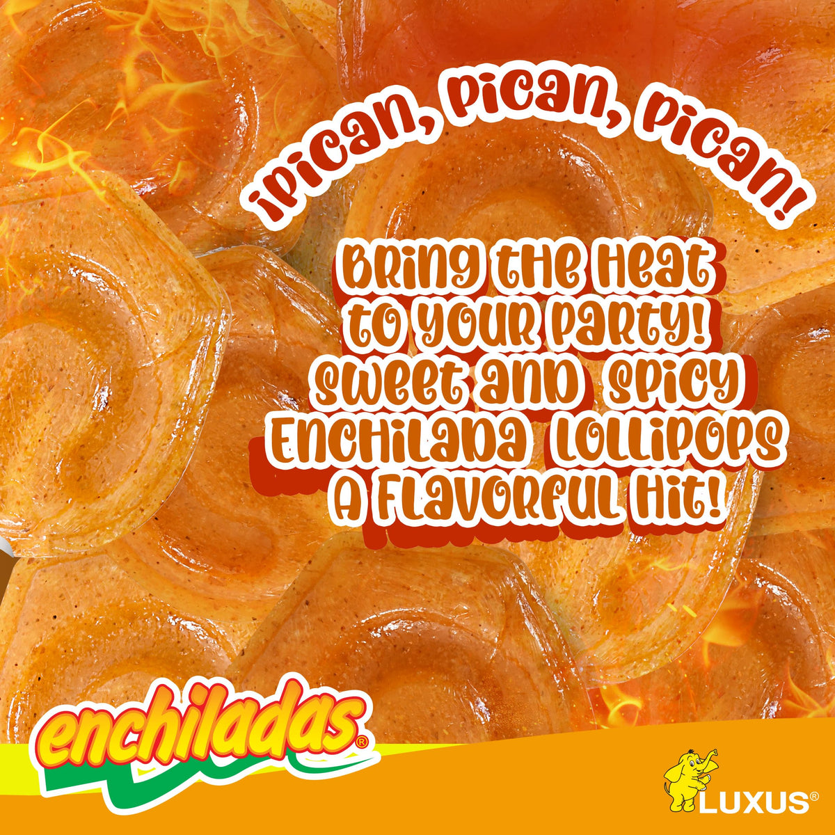Luxus Enchiladas pinata filling idea with spicy-sweet treats