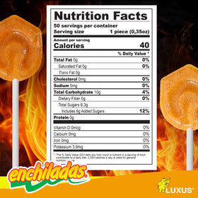 Luxus Enchiladas pineapple candy piece for tropical sweetness with heat
