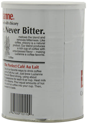 Steaming cup of Luzianne Premium Blend evokes inviting aroma and warmth