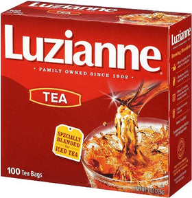 Luzianne product with Rainforest Alliance seal and sustainability focus