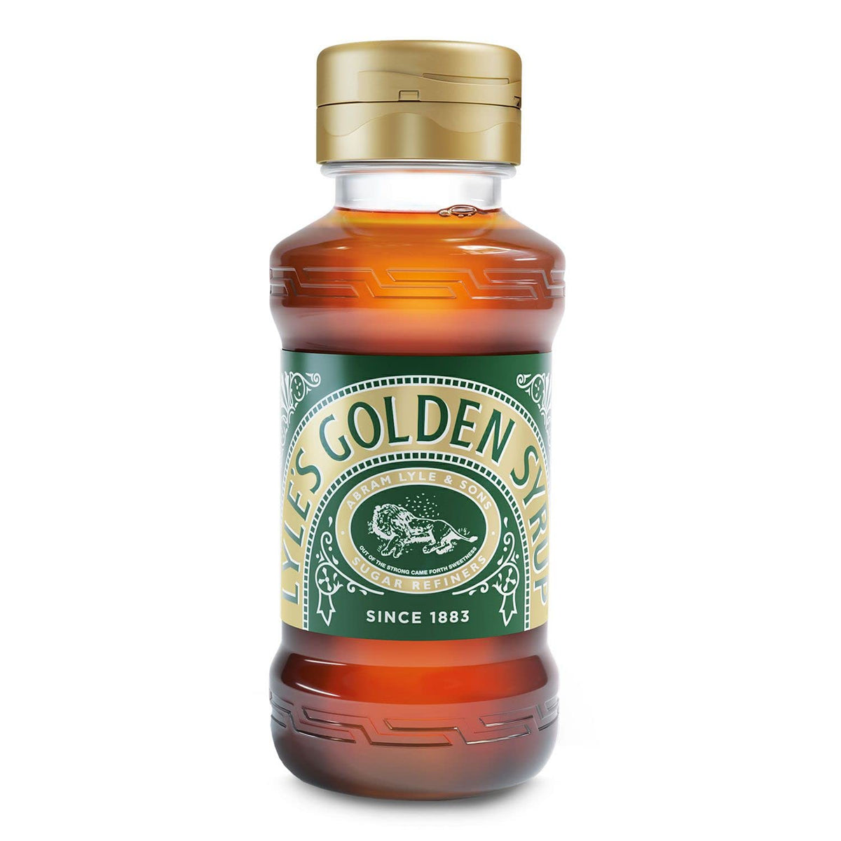 Baking setup with Lyle's Golden Syrup bottle ready