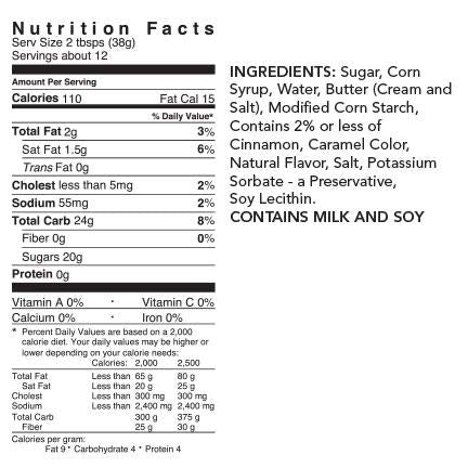 Lyons Cinnamon Dessert Sauce adds a spiced drizzle to coffee or horchata latte.
