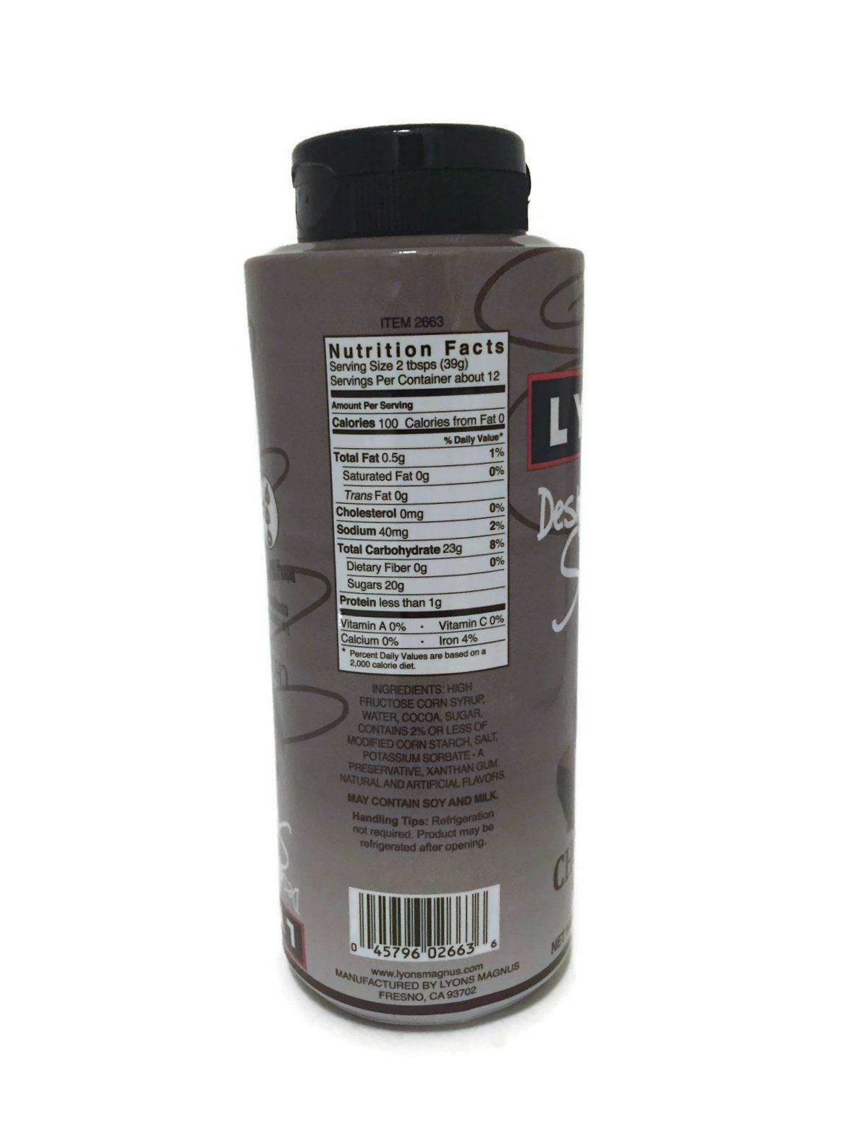 Lyons Designer Dessert Sauces caramel drizzle adds warm sweetness to desserts