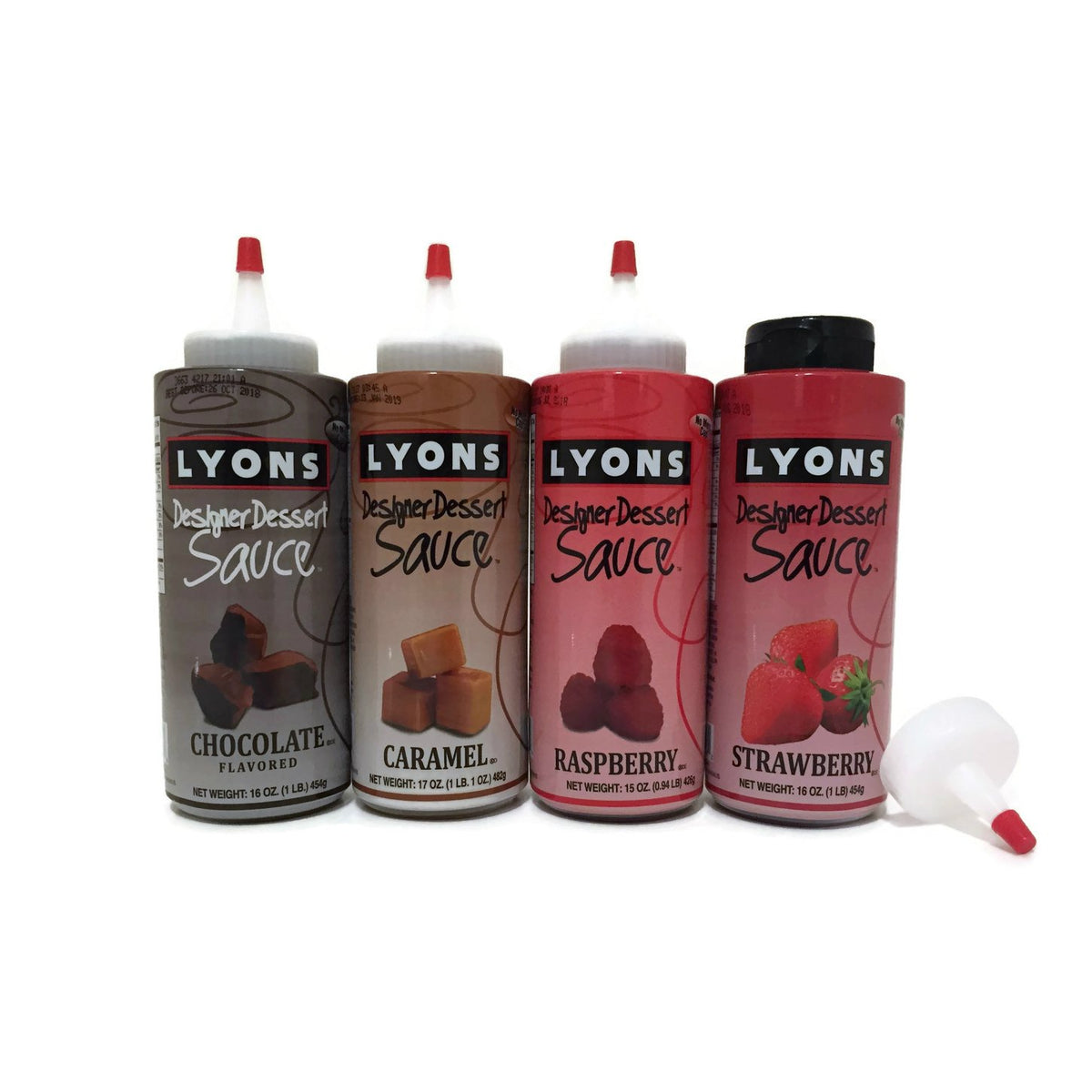 Lyons Designer Dessert Sauces chocolate pour elevates desserts with a glossy finish for drizzling