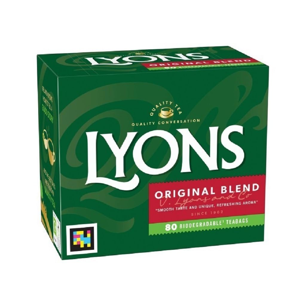 Lyons Original Blend tea bags in 80-count triple pack for a convenient daily ritual.