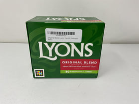 Lyons Original Blend Tea in a warm cup, perfect for daily rituals.