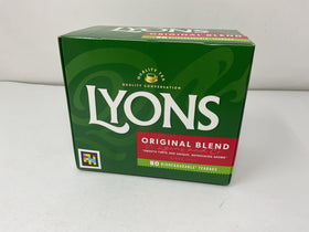 Lyons Original Blend tea is produced in Ireland, reflecting national tea heritage.