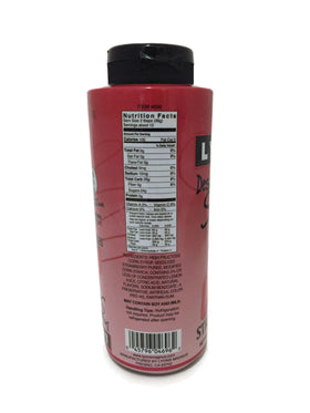 Lyons Strawberry Dessert Syrup applicator-tip bottle enables controlled drizzle.