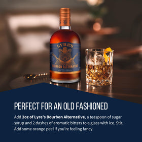Lyre's American Malt label featuring awards and 0.0% ABV information.
