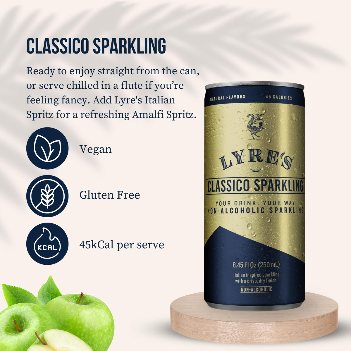Lyre’s Classico premixed cans are ready for outdoor picnics.