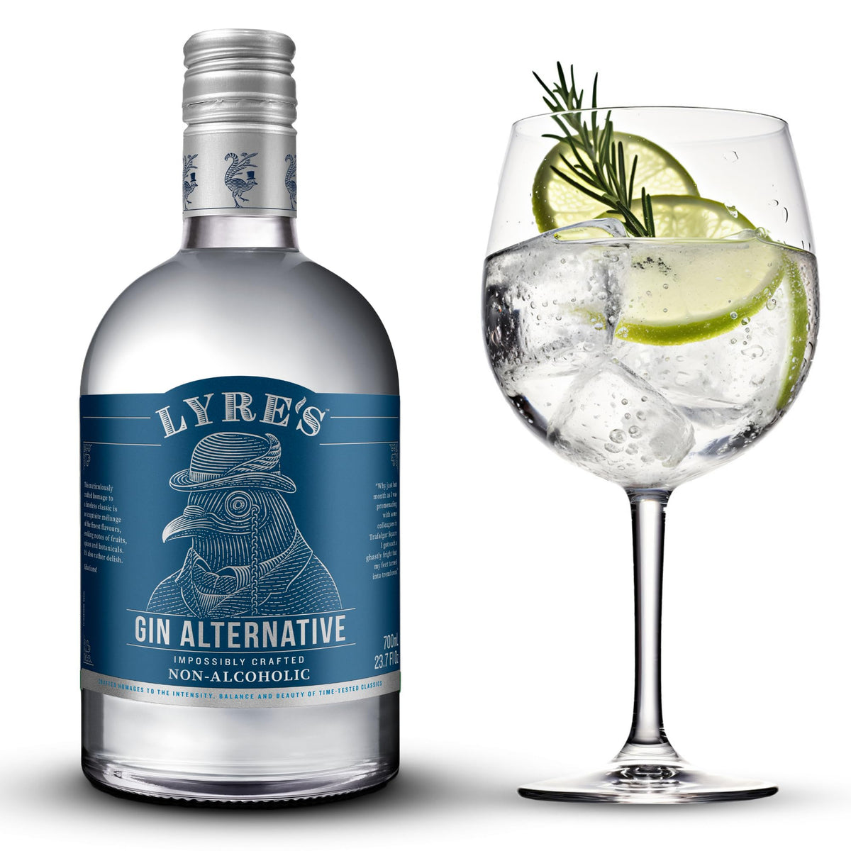 Lyre's Gin Alternative aroma notes evoke orange blossom and juniper for sophisticated mocktails.