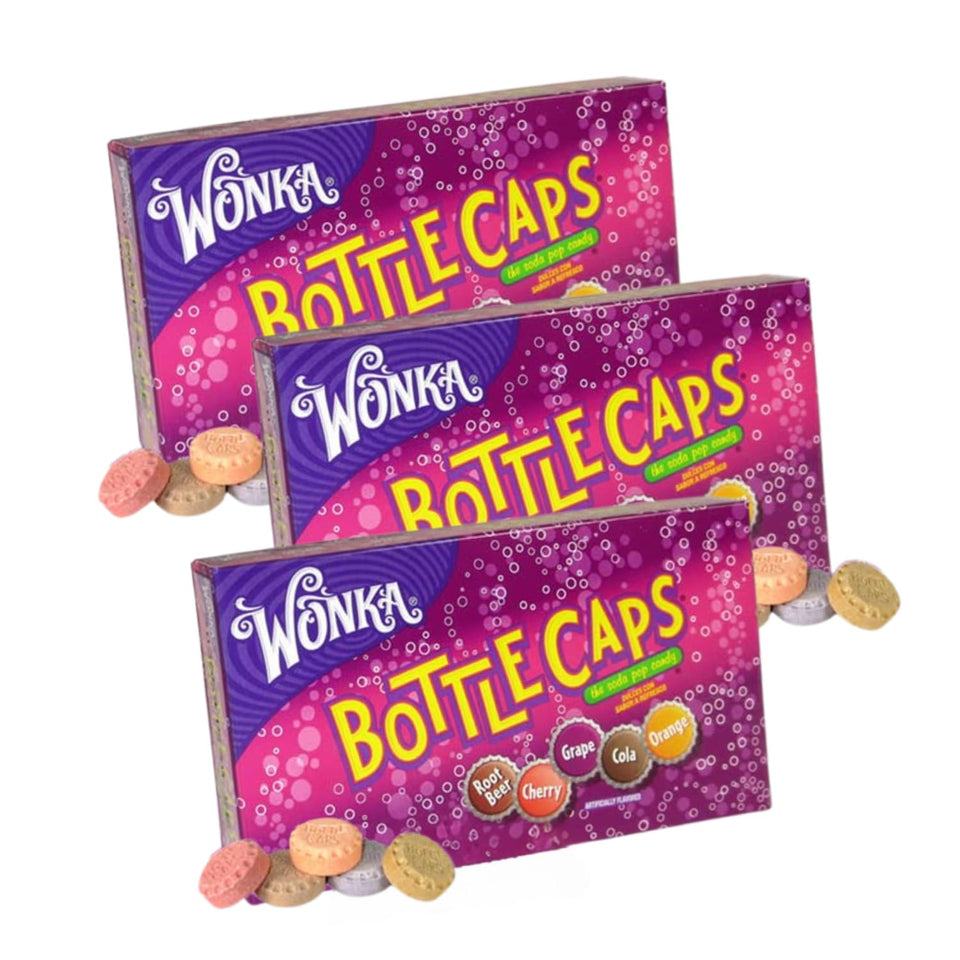 Lyza's Bottle Caps three-box set for easy movie-night snacking.