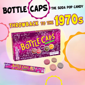 Lyza's Bottle Caps come in theater-style boxes for home viewing.
