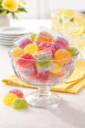 Lyza's Sweets & Treats Fruit Gems lemon flavor, adds a bright citrus bite to any mood.
