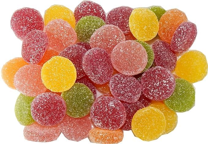 Lyza's Sweets & Treats Fruit Gems raspberry flavor, fruity bite perfect for sharing.
