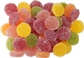 Lyza's Sweets & Treats Fruit Gems raspberry flavor, fruity bite perfect for sharing.