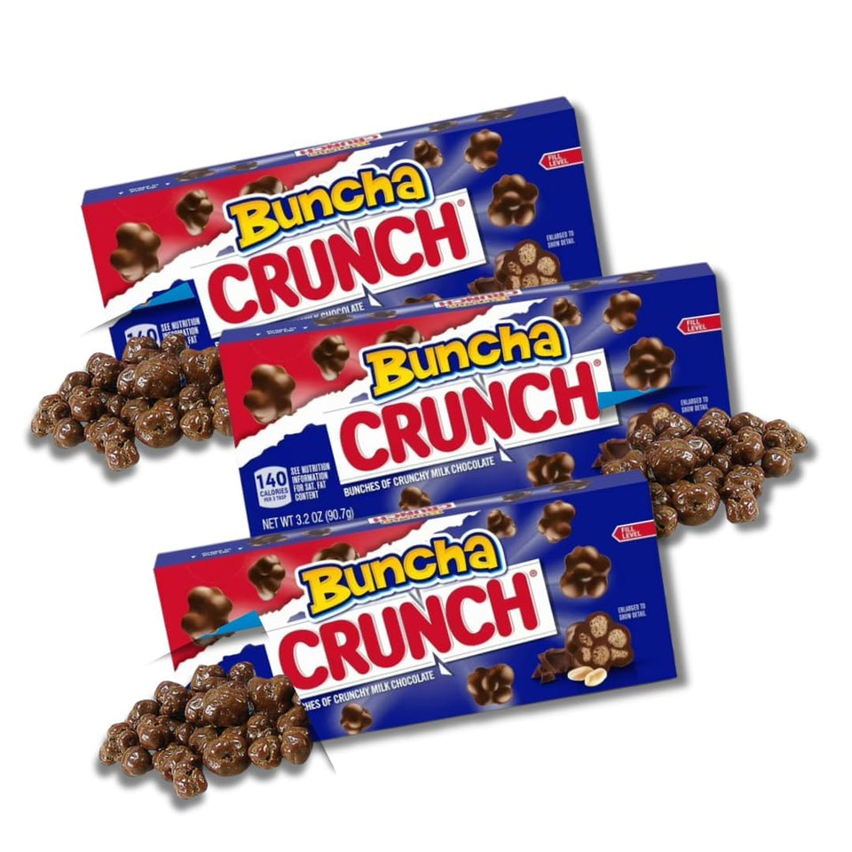 Lyza's Sweets Buncha Crunch three-box pack ready for movie night and sharing.