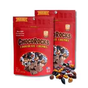 Lyza's Sweets & Treats ChocoRocks regular mix bags with vibrant candy pebbles for dessert tables