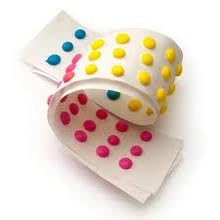 LYZA'S SWEETS & TREATS rainbow-dots close-up, crunchy bite perfect for snacking