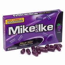 Mike & Ike Jolly Joes offer bold grape flavor with a chewy, shareable bite