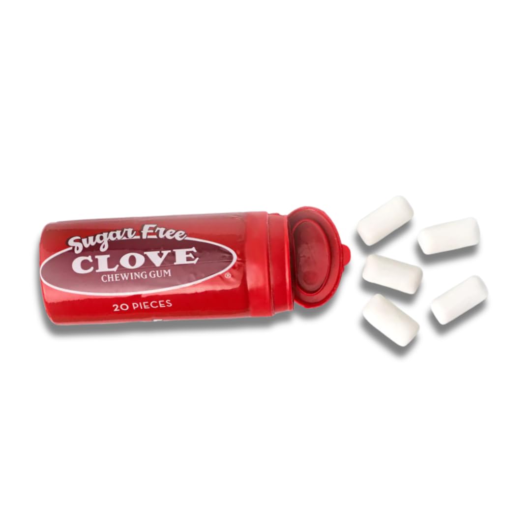 Lyza's Sweets & Treats sugar-free gum tube Clove flavor for long-lasting taste on the move.