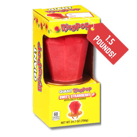 Lyza's Giant Ring Pop 1.5 lb centerpiece candy for celebrations.