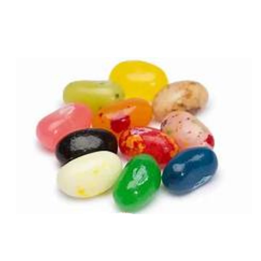 Lyza's Sweets & Treats Jelly Beans candy buffet display with colorful flavors.