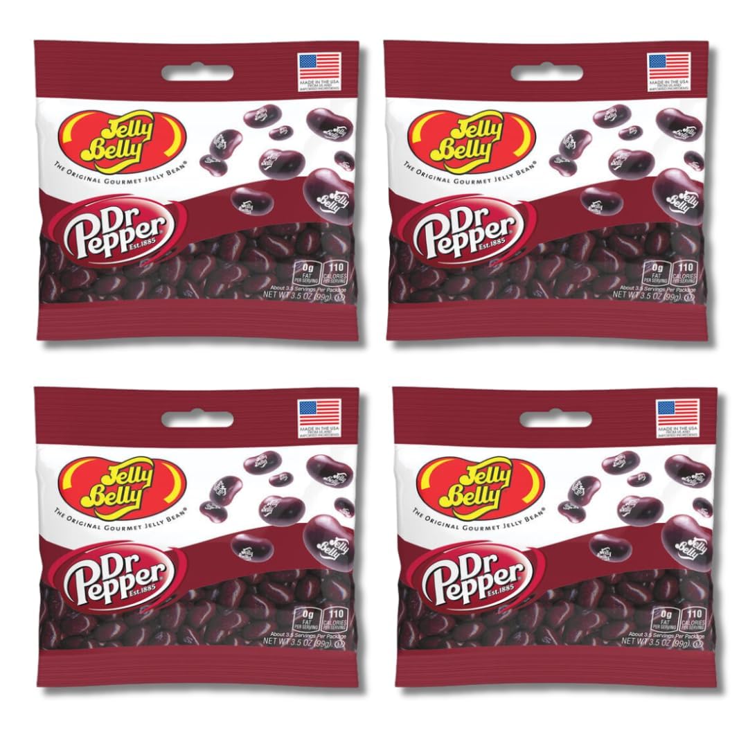 LYZA'S SWEETS & TREATS Jelly Belly Dr Pepper 4-pack assorted flavors for sharing.