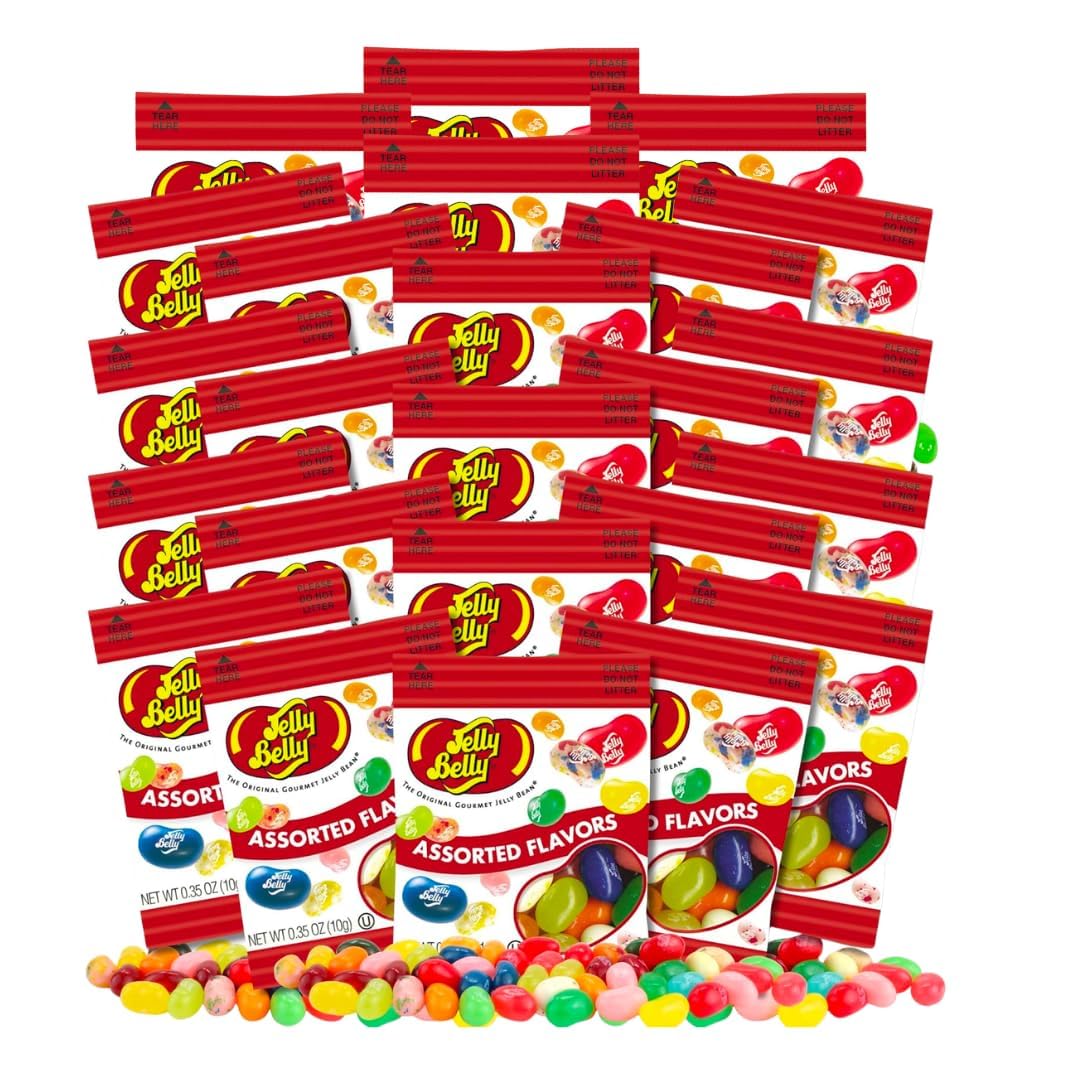 Lyza's Sweets & Treats Jelly Beans mini packs for on-the-go snacking and sharing.