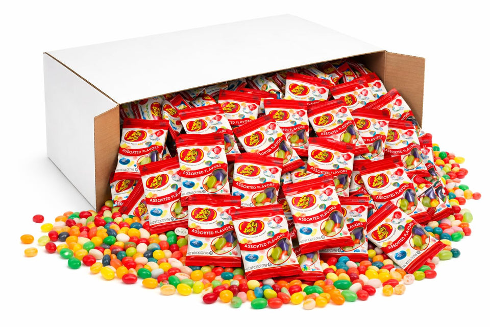 LYZA'S Jelly Beans mini packs with assorted flavors for on-the-go snacking
