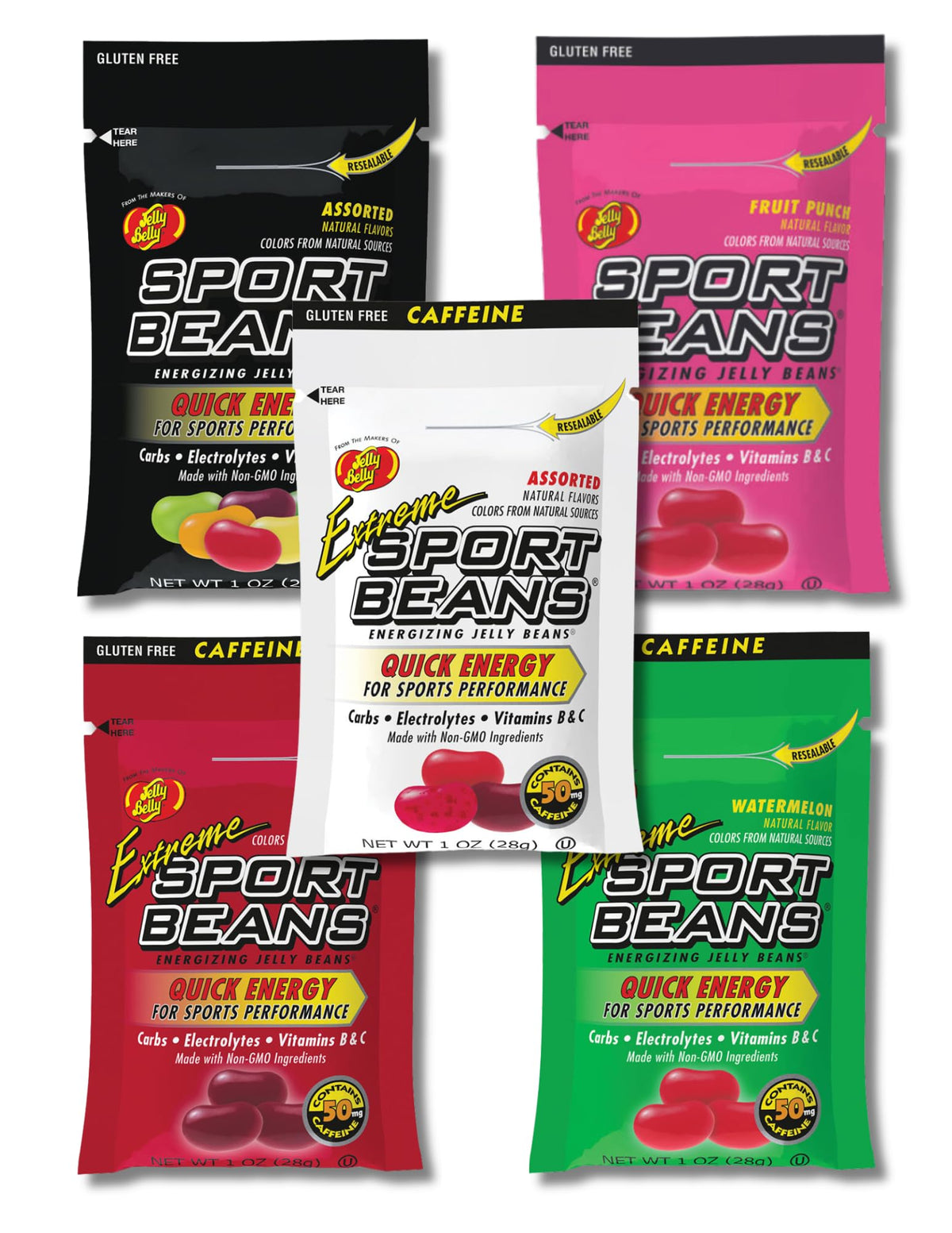LYZA'S SWEETS & TREATS Jelly Belly Sport Assorted 1oz bag for on-the-go energy