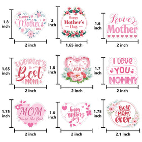 M1NTP1US Happy Mother's Day cupcake topper design 4 adds colorful flair