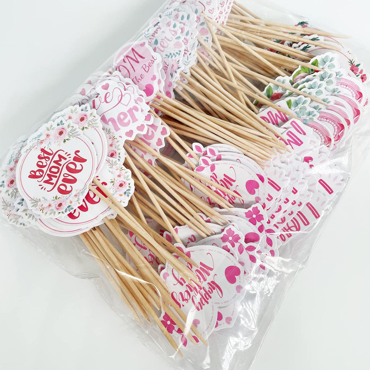 M1NTP1US Happy Mother's Day cupcake topper design 5 perfect for dessert tables