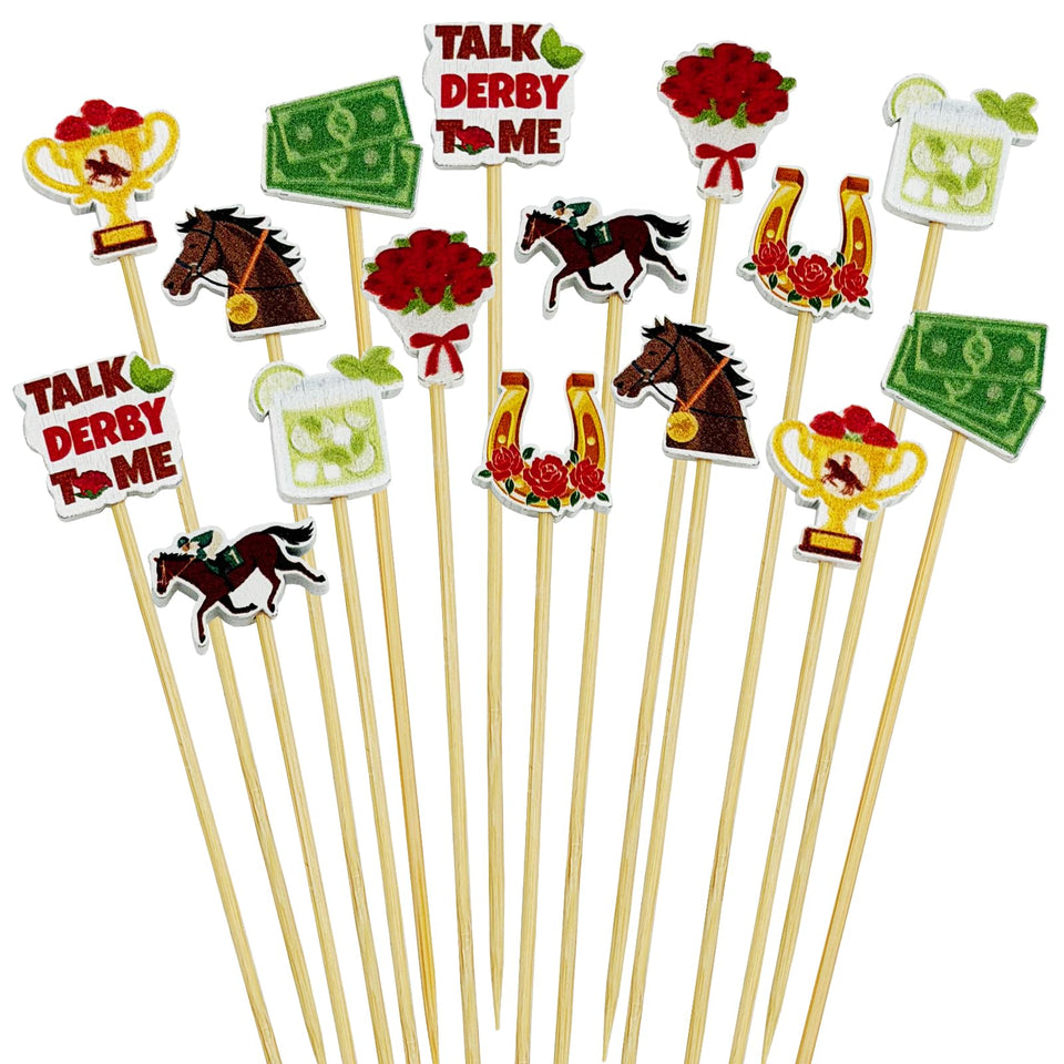 M1NTP1US Kentucky Derby picks in eight designs for festive party decor.