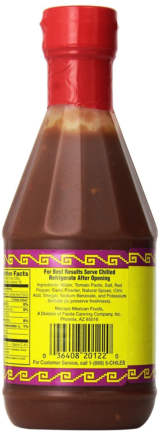 Macayo's sauce bottle beside tacos for weeknight flavor boost.