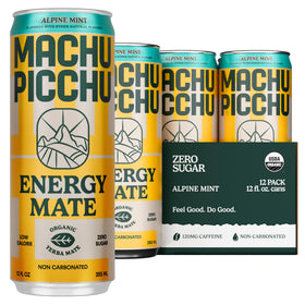 MACHU PICCHU Alpine Mint 12-pack cans for on-the-go clean energy