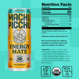 MACHU PICCHU Yerba Mate brew for refreshing, non-carbonated energy