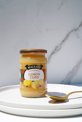 Mackays Lemon Curd on toast highlighting bright citrus flavor