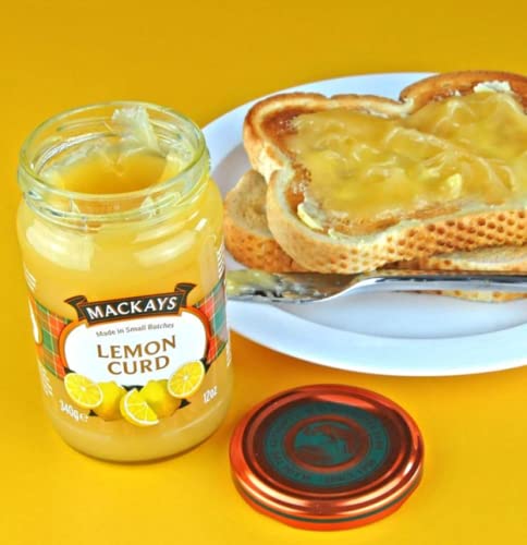 Mackays Lemon Curd with Spanish citrus showcasing real fruit